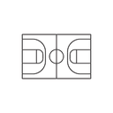 Half Basketball Court